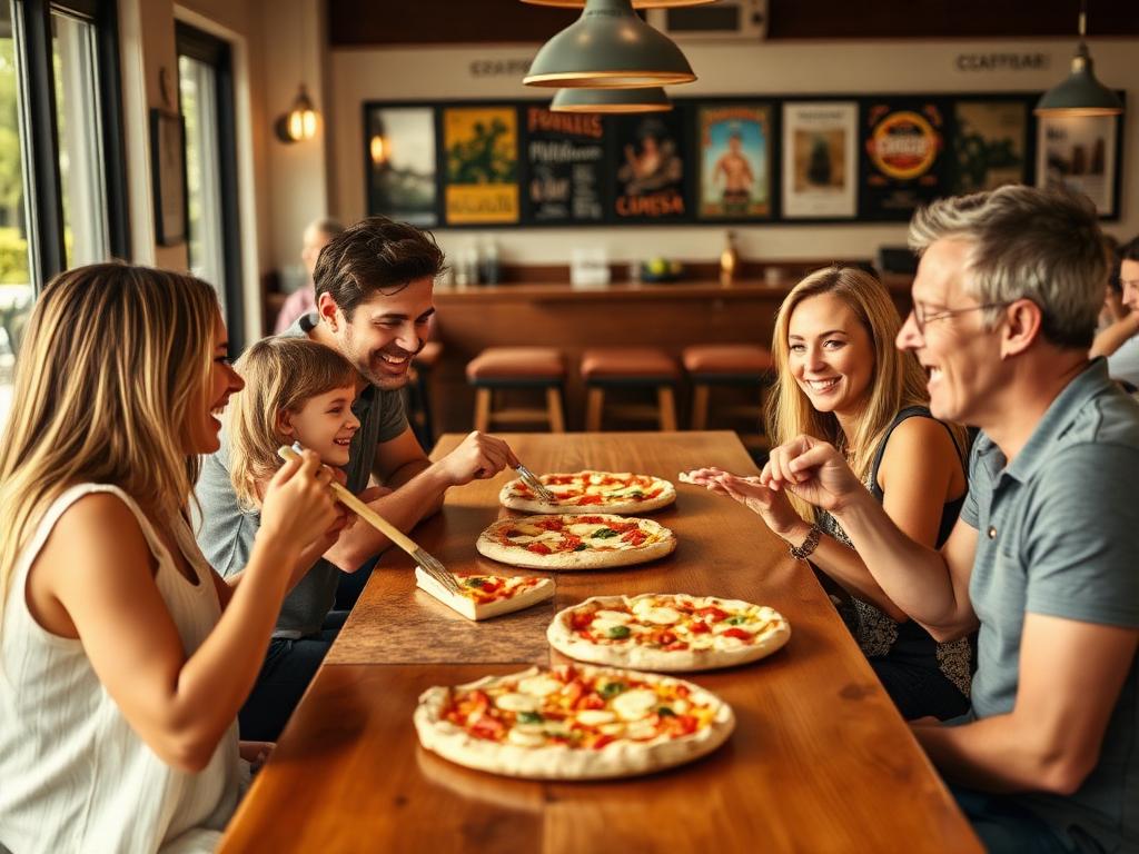 Família reunida à mesa